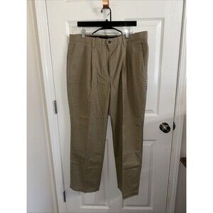 Men’s Dockers  Iron Free Pleated Tan Pants 38x29 NWT